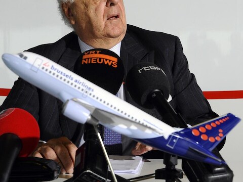 Etienne Davignon, voorzitter van de Raad van Bestuur van Brussels Airlines.