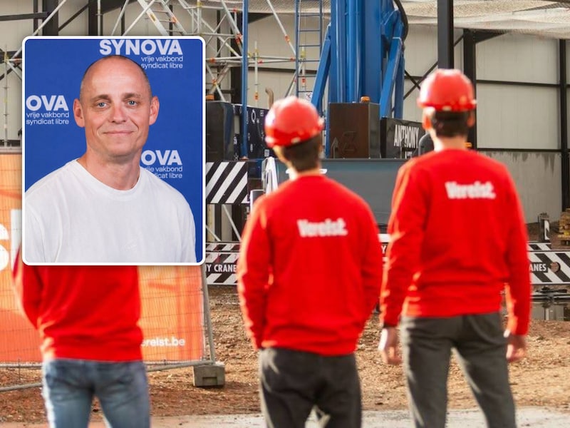 Bouwbedrijf Verelst is failliet, Inzet: Tony Van Oppens van vakbond Synova