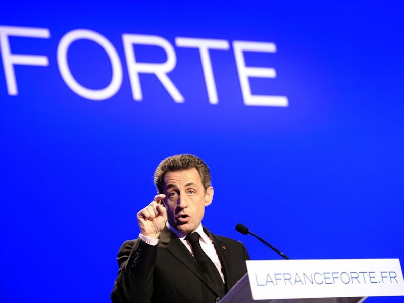 Frans president Nicolas Sarkozy