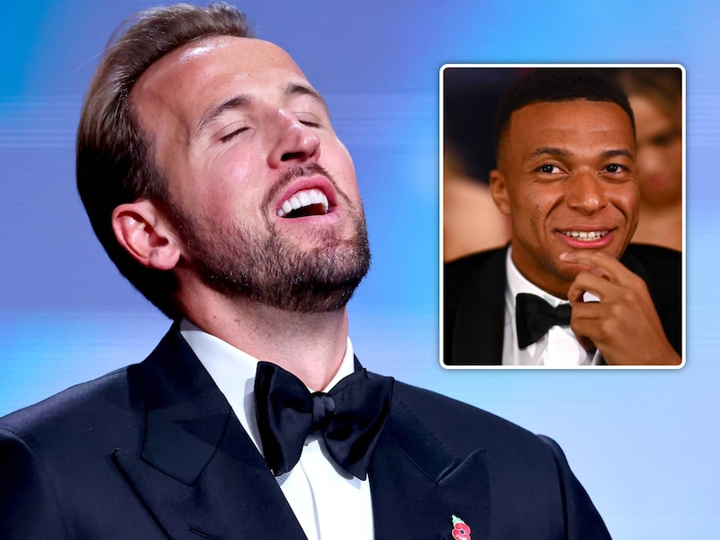 Harry Kane klopte Kylian Mbappé met een spreekwoordelijke banddikte.