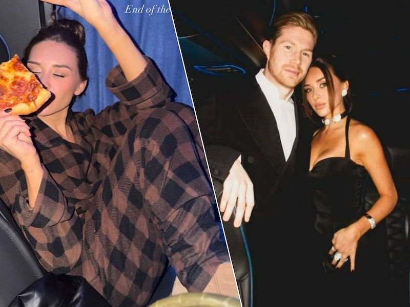 Strak in het pak, en met acht pizza’s de bus op: het Gala van de HLN Gouden Schoen door de ogen van Kevin De Bruyne en Michèle Lacroix