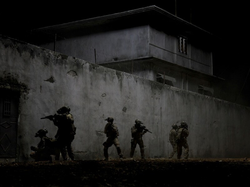 Scène uit Zero Dark Thirty, de film van Kathryn Bigalow over onder andere de dood van Osama Bin Laden.