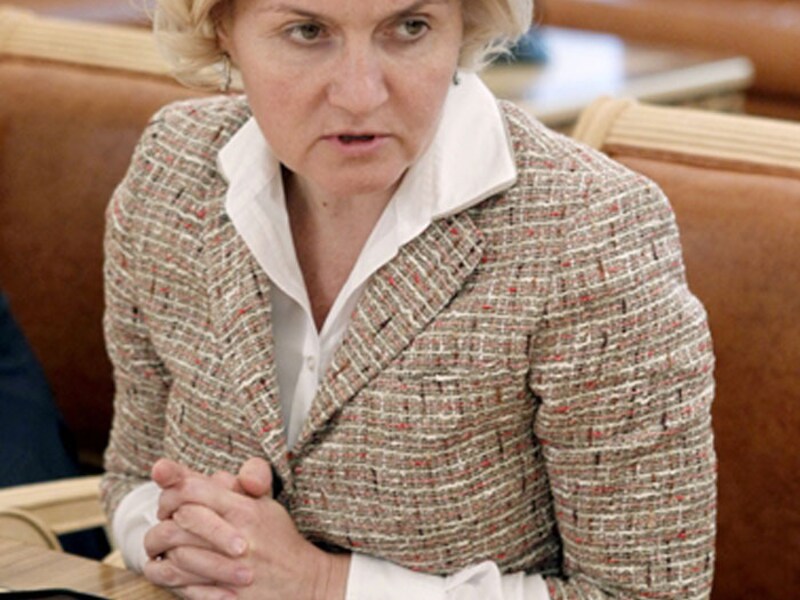Russisch vicepremier Olga Golodets.