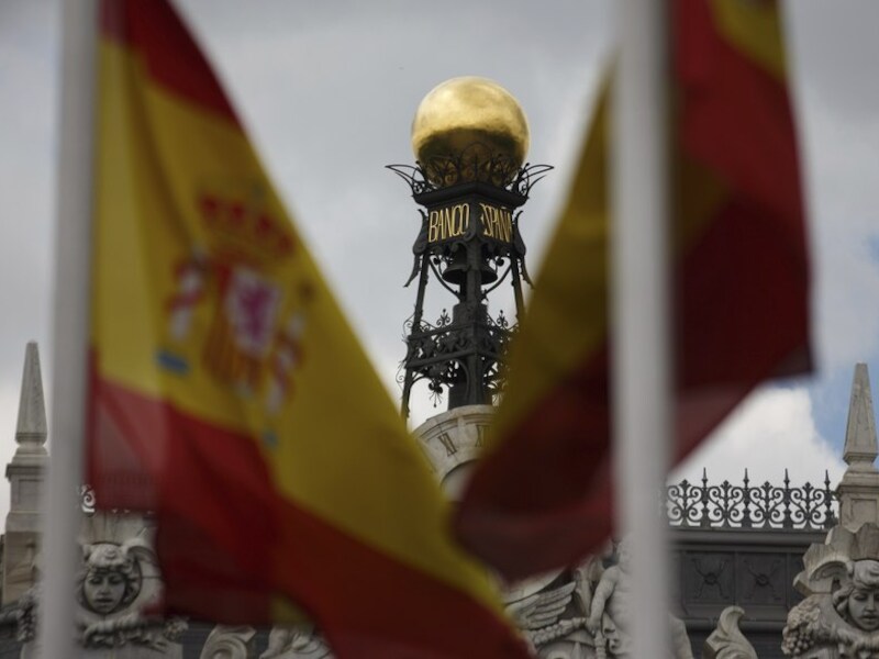 Spaanse bank in Madrid.