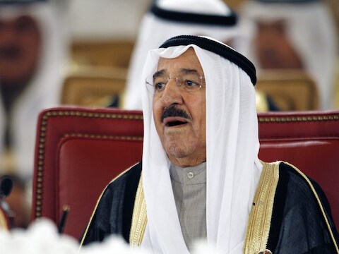 Emir Sabah al-Ahmad al-Sabah.