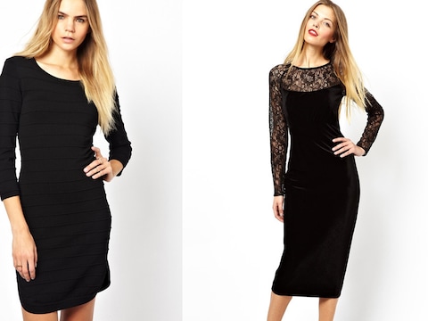 Zwarte jurkjes bij Asos.com