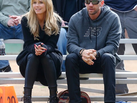 Heidi Klum en bodyguard Martin Kirsten.
