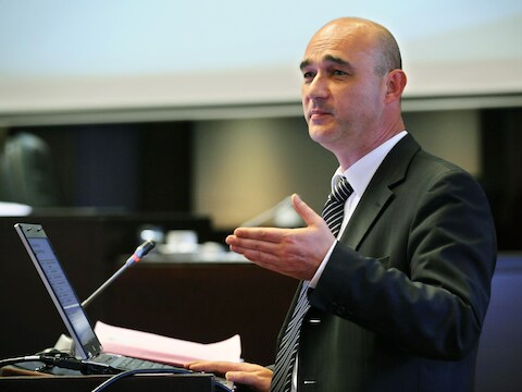 Jannie Haek, gedelegeerd bestuurder van de NMBS-Holding.
