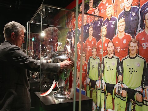 Trainer Jupp Heynckes plaatst de Champions League in het clubmuseum van Bayern München. De Duitse club geldt als een van de gezondste clubs in Europa.