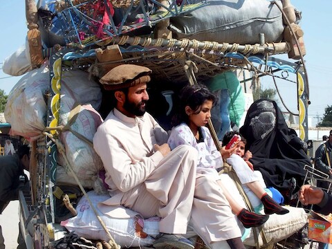 Pakistaanse vluchtelingen.