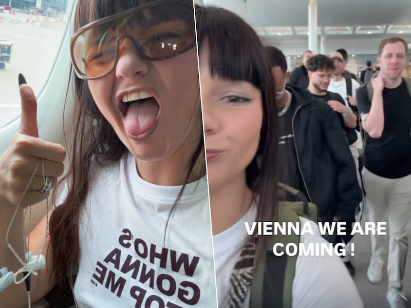 Essyla onderweg naar Wenen voor Songfestival: morgen eerste repetitie 