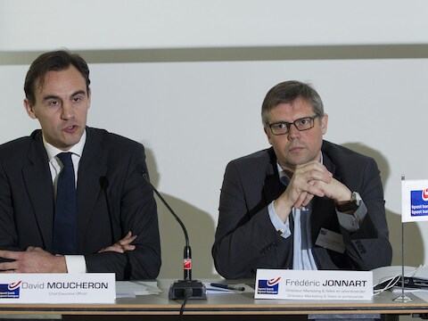 CEO David Moucheron en marketingdirecteur Frédéric Jonnart.