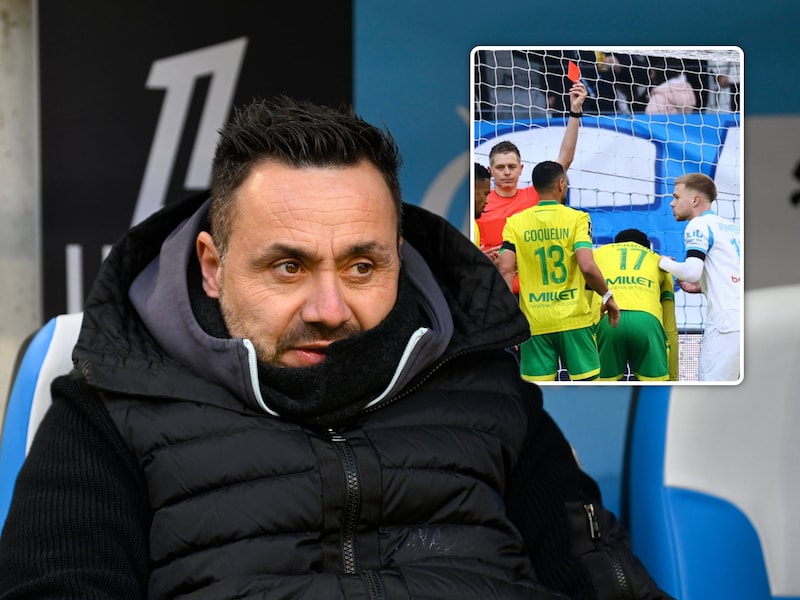 De anekdote waarmee Marseille-coach De Zerbi Arthur Vermeeren onder de bus gooide na diens drieste rode kaart