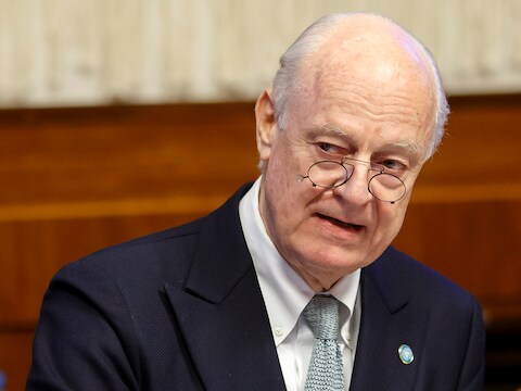 VN-bemiddelaar Staffan de Mistura.
