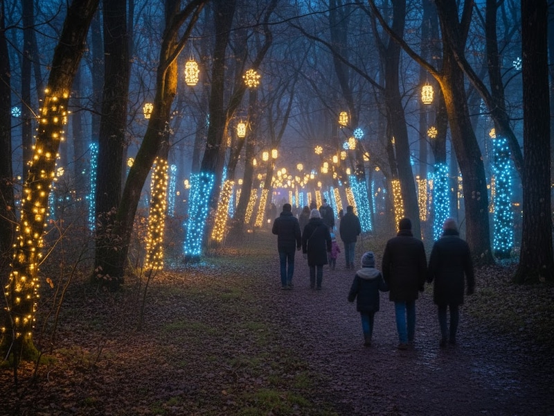 Wandelen tussen de lichtjes in Edegem: familietocht zamelt geld in voor Stichting tegen Kanker