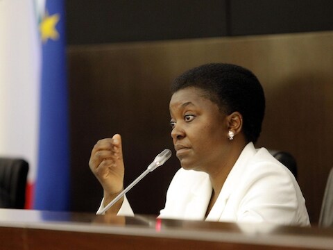 Minister Cecile Kyenge van Integratie