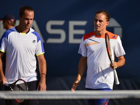 Xavier Malisse met Alexandr Dolgopolov.