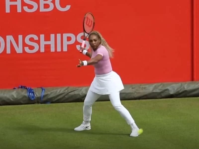 Na aankondiging van straffe comeback: Serena Williams (44) traint volop voor dubbeltoernooi in Londen
