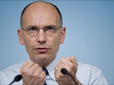 Premier Enrico Letta.