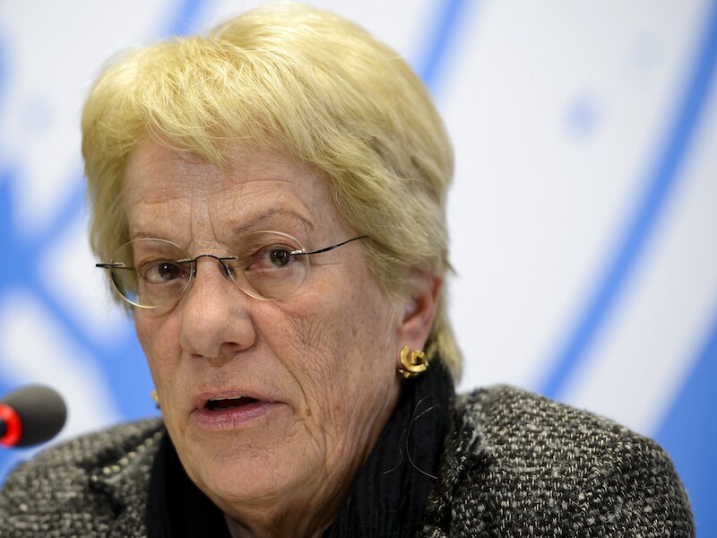 Carla del Ponte verspreidde gisteren nog het bericht dat Syrische rebellen zenuwgas hebben gebruikt.