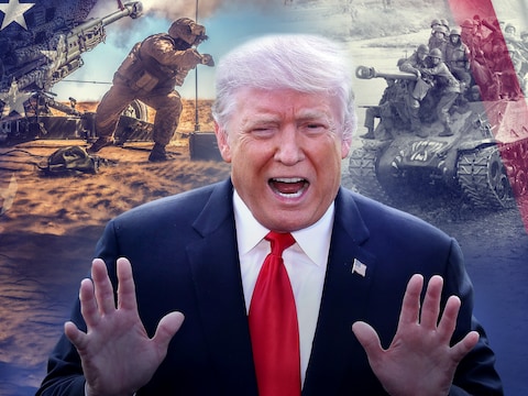 De Amerikaanse president Donald Trump klaagt dat zijn land zich blauw betaalt aan al zijn bondgenoten.