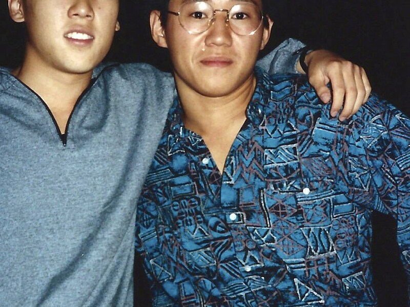 Kenneth Bae (rechts) in zijn studententijd in 1988.