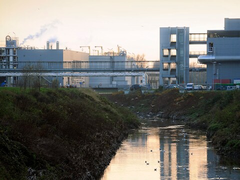 Het Brussels waterzuiveringsstation is de bron van alle ellende.