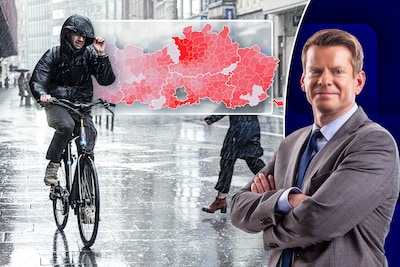 Antwerpen krijgt zwaarste buien, kust blijft meest gespaard: