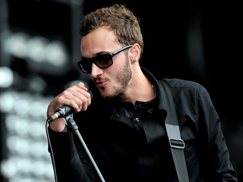 Tom Smith van Editors op het V Festival.