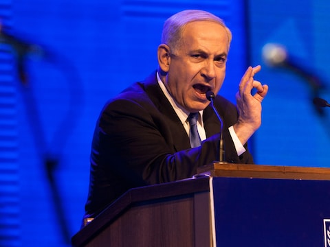 Huidig premier Benjamin Netanyahu is volgens de peilingen op weg naar winst.
