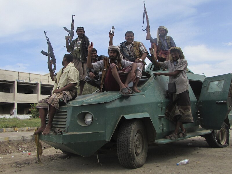 Militanten in Jemen.
