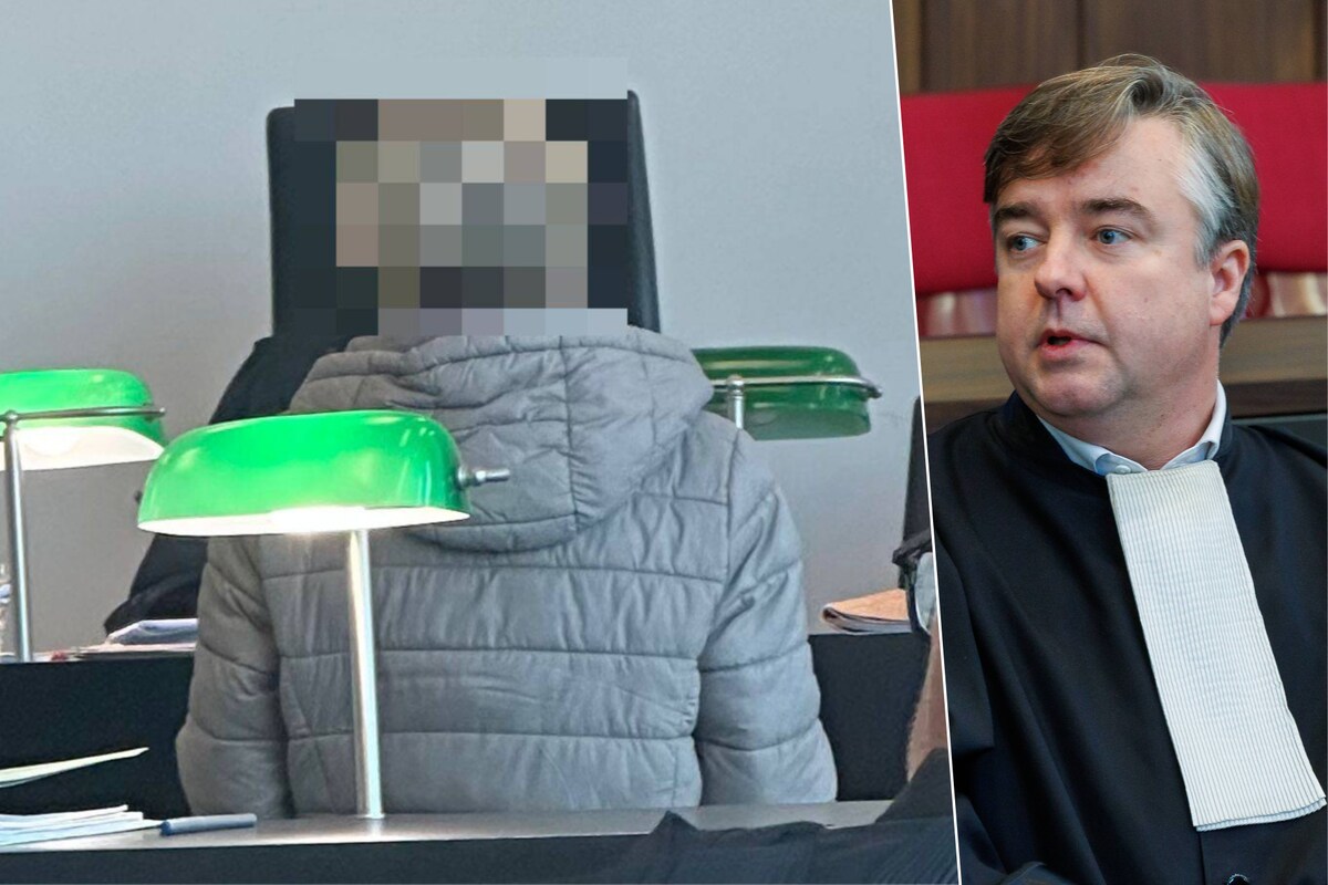 El acusado, el vecino de 69 años, ante el tribunal de Gante. Derecha: Francis De Decker, abogado de la víctima, en imagen de archivo.