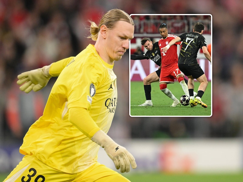 KIJK. Waarom PSG-doelman Matvej Safonov de bal meermaals bewust buiten trapte tegen Bayern München