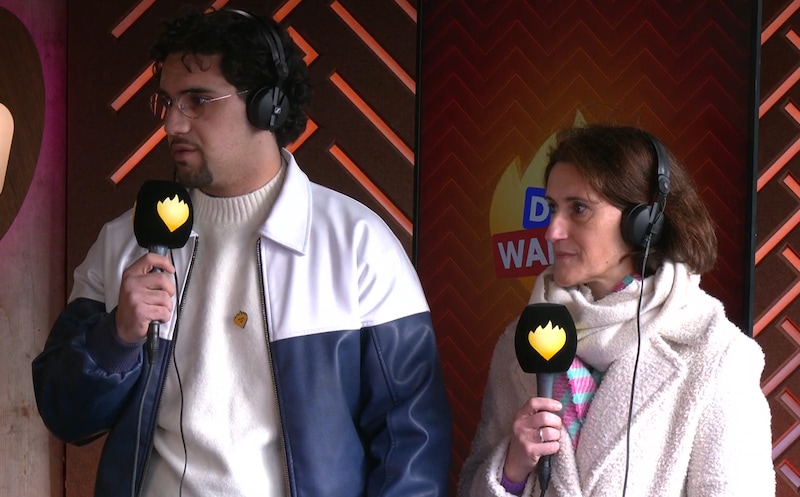 Idriss habló de su libro en el estudio de Het Warmste Huis.