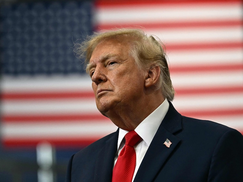 Amerikaanse president Donald Trump. 
