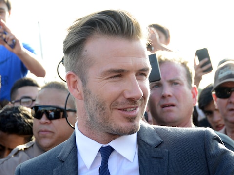 David Beckham, woensdag in Miami Beach.