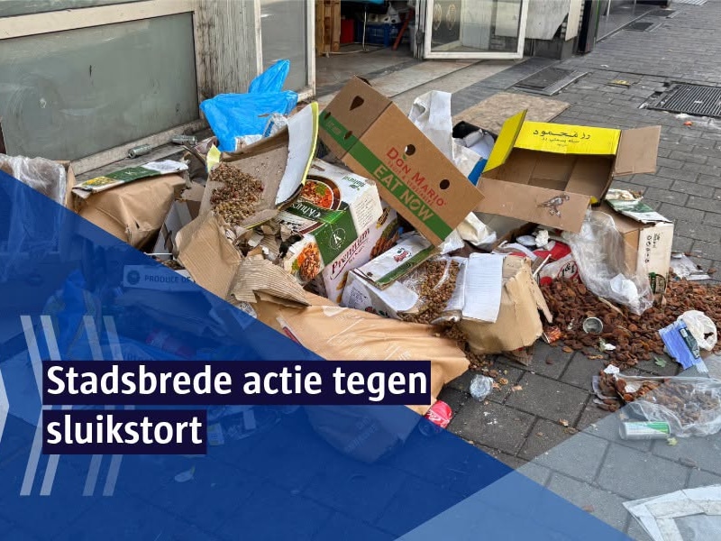 “133 GAS-pv’s in één dag”: politie en stad controleren 525 personen op sluikstort en zwerfvuil
