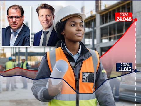 Links: minister van Werk David Clarinval (MR) en Kamerlid Axel Ronse (N-VA).