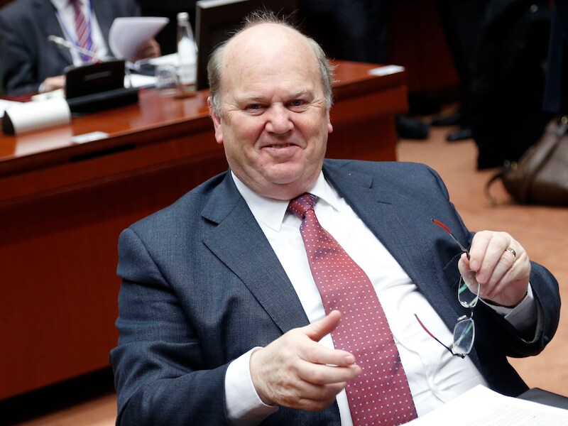 De Ierse minister van Financiën Michael Noonan.