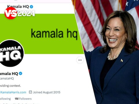Het account van de presidentscampagne van Kamala Harris op X kleurt 'brat-green' / Kamala Harris
