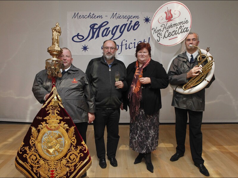 Merchtem huldigde in december Maggie De Block omdat ze de eerste Merchtemse is die het heeft geschopt tot staatssecretaris.