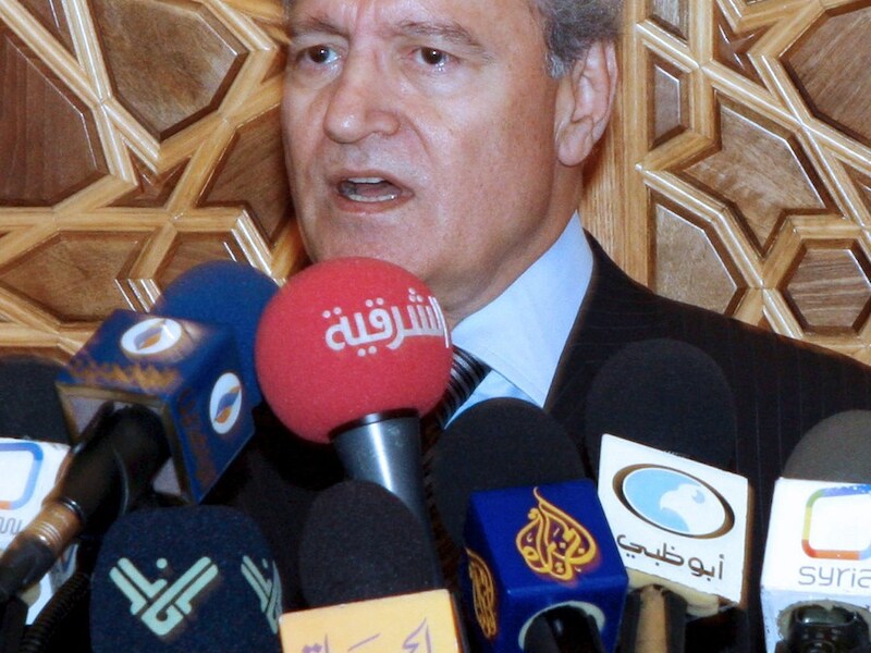 Syrische vicepreisdent Faruk al-Sharaa.