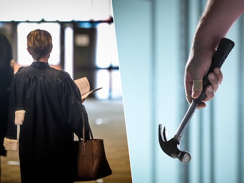 Een duo werd betrapt met een klauwhamer (illustratiebeeld). Dat bracht hen in de rechtbank.