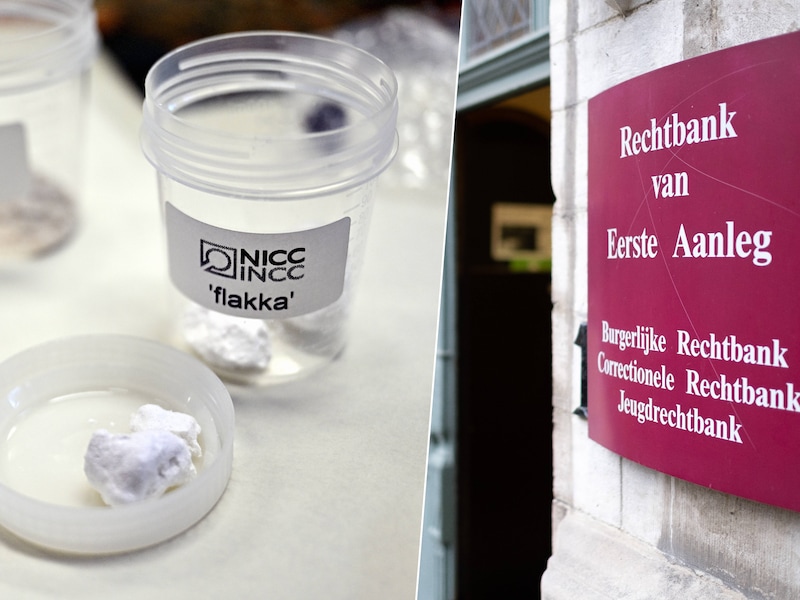 De man stond terecht omdat hij flakke verkocht.