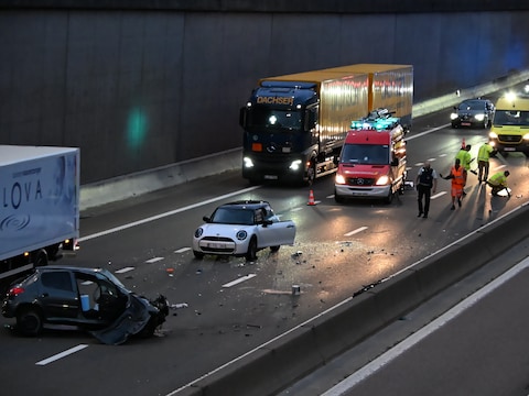 Het ongeval gebeurde op de A12 in Schelle, in de richting van Brussel.
