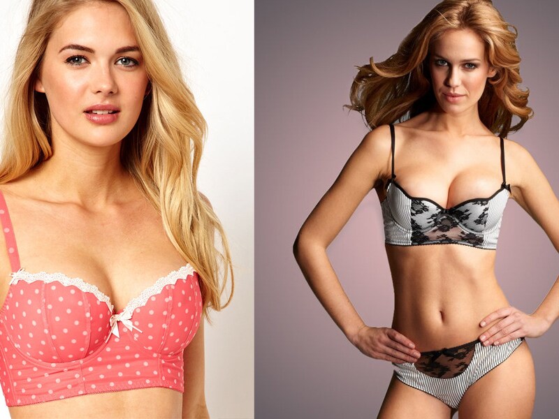Beha met onderstuk van Freya en Hunkemöller.