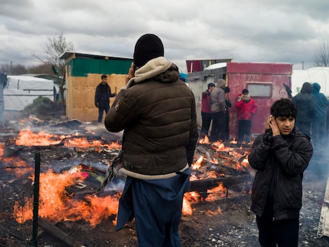 De "Jungle" in Calais werd de voorbije dagen ontruimd.