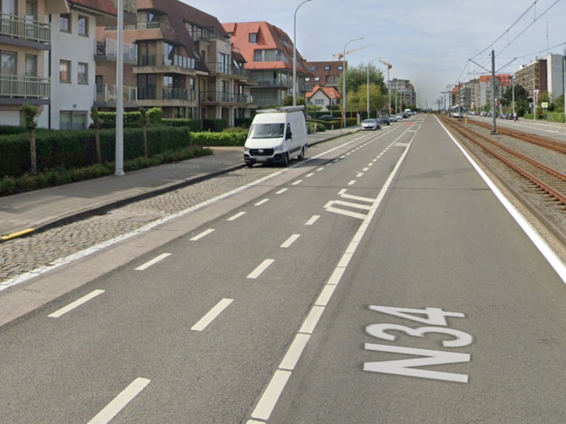 Het incident gebeurde in de Albert I-laan in Nieuwpoort.