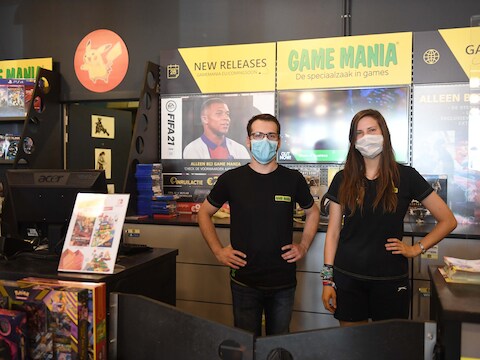 Game Mania Leuven krijgt de bestellingen vlot binnen.