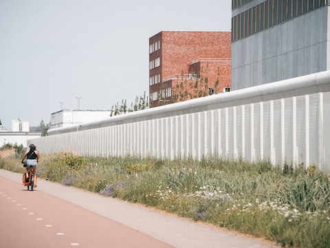 Nieuwe gevangenis aan de Olieweg op Petroleum in Antwerpen.